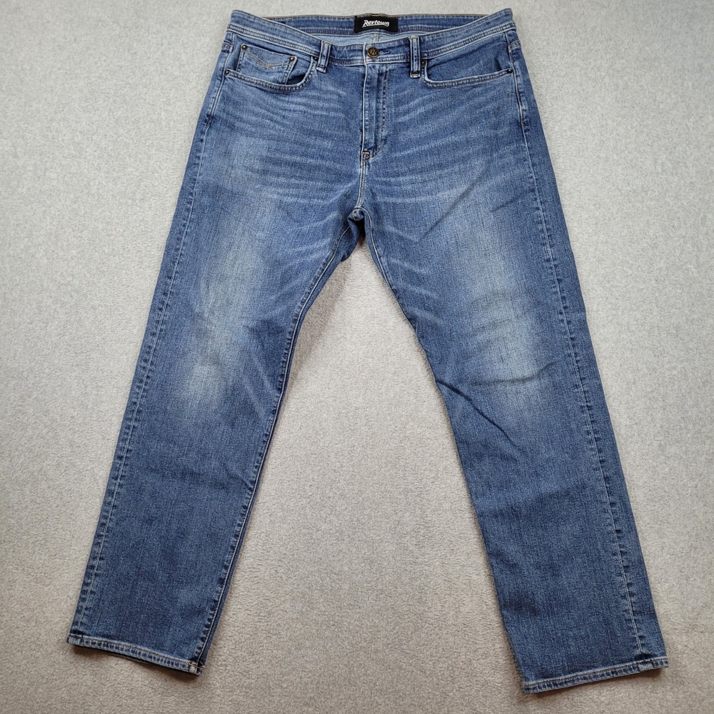 Revtown Automatic Jeans Mens 36x30 Blue Decade Denim Straight Leg Stretch